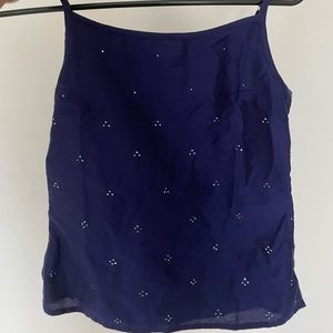 Navy Blue Top from India! Never been used!